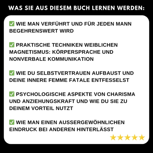 Revolutionäres Buch – Erwecke deine innere Femme Fatale