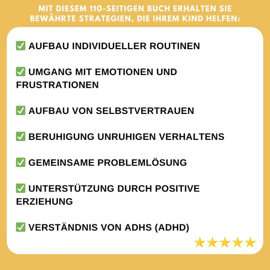 Der meistverkaufte Elternratgeber enthüllt einen INNOVATIVEN Ansatz, der Kindern mit ADHS hilft, ruhiger und konzentrierter zu werden – inklusive 6 BONUSSE!